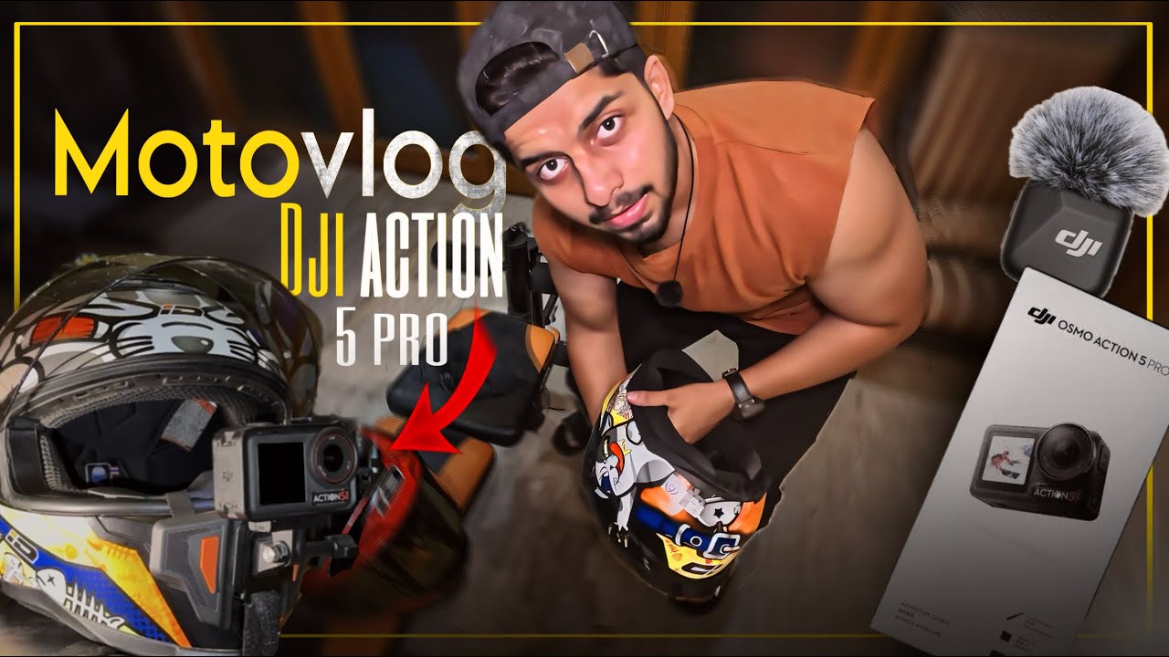 Making The Best Motovlogging Setup with Dji Action 5 Pro