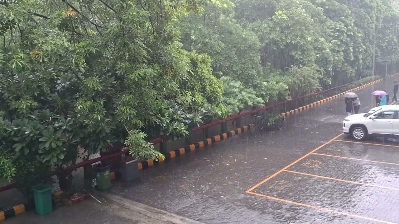 Thunderstorm in noida | नोएडा की तेज़ बारिश #rain #travelvlog #weather #thunderstorm #viral #noida