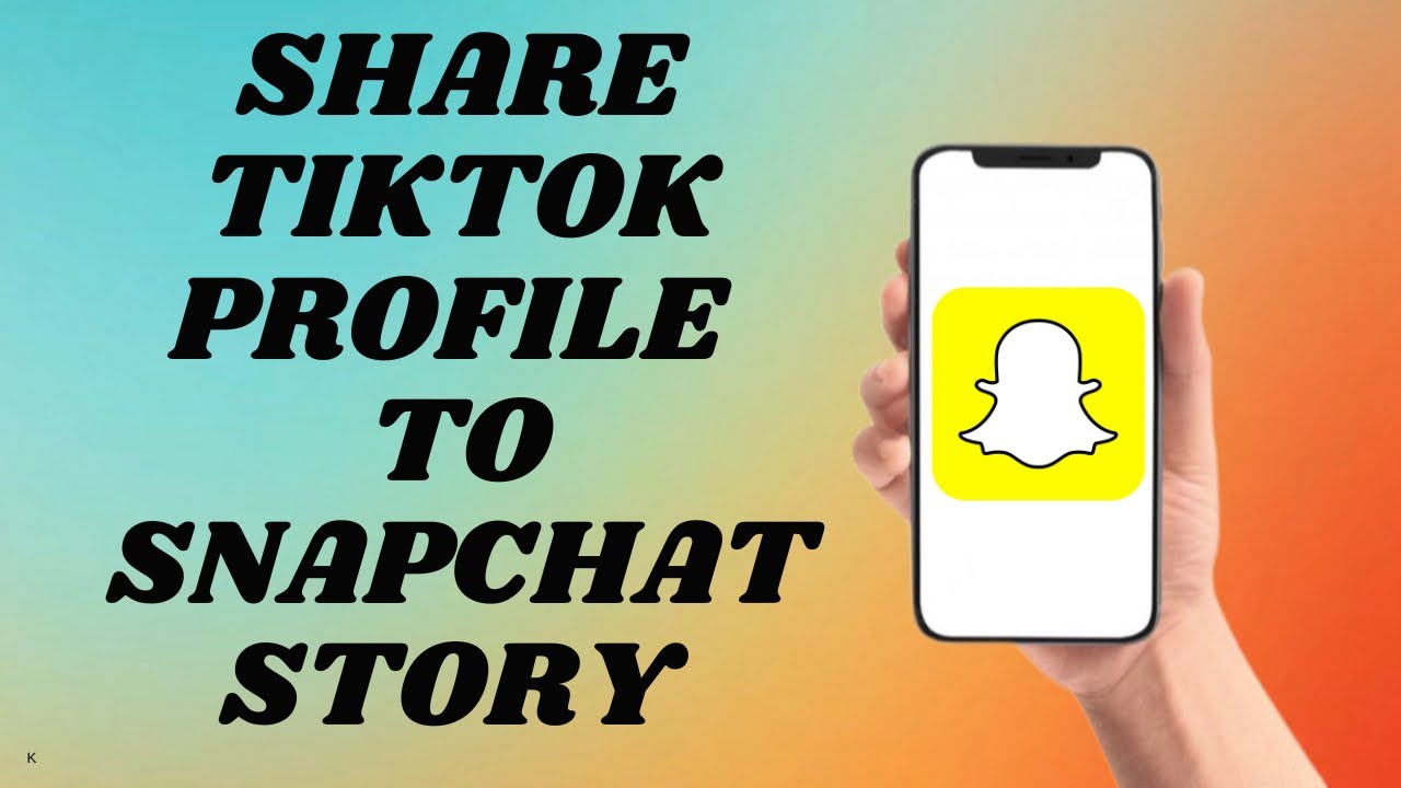 How To Share Tiktok Profile To Snapchat Story | Easy way!