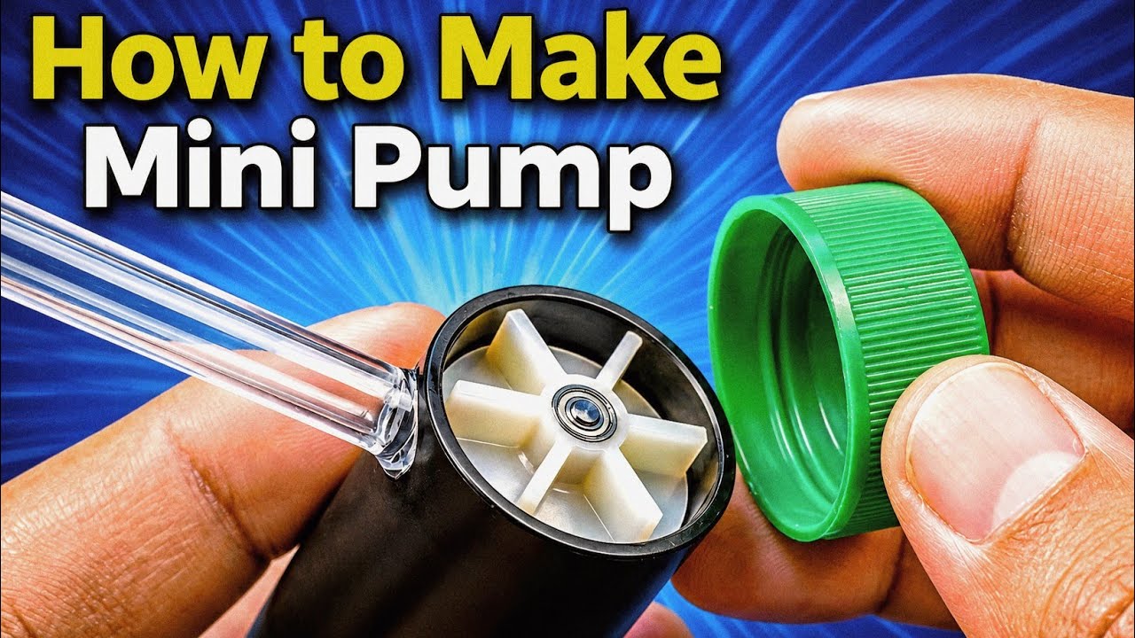 DIY Water Pump – How to Build a Powerful Water Pump at Home (Step-by-Step)