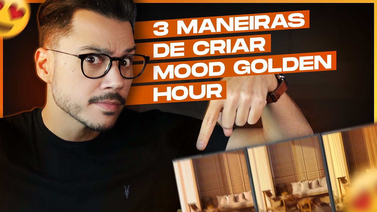 COMO CRIAR ILUMINAÇÃO GOLDEN HOUR | CENA INTERNA | ARCHVIZ