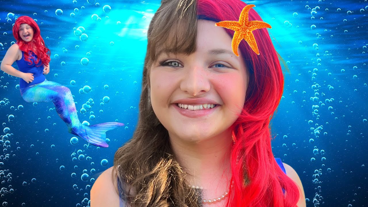 Watch Me Turn Into The Little Mermaid!