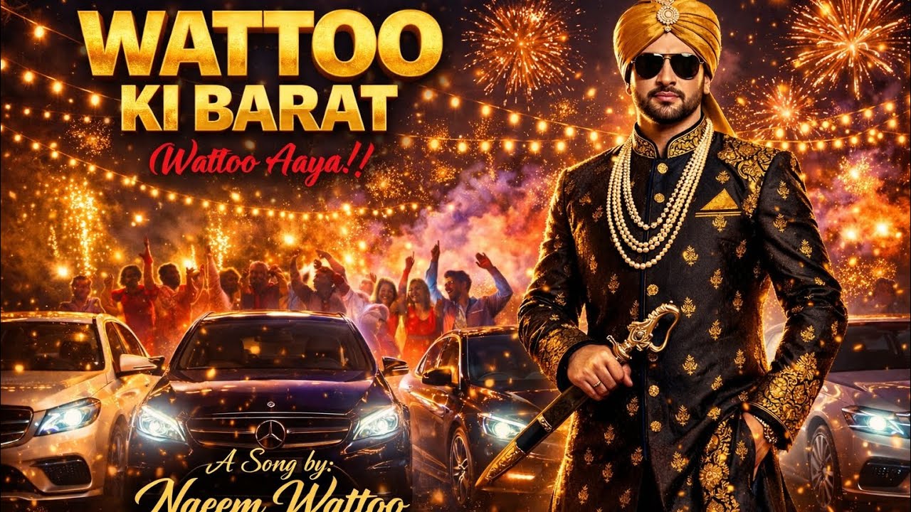 Wattoo Ki Barat - Official AI Song 2024 | Wattoo Aaya | New Pakistani Wedding Anthem