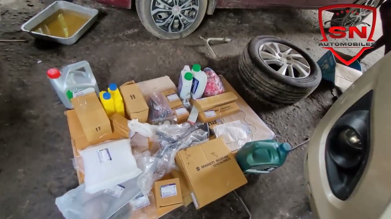 Swift Dzire 1 lakh km service, Timing chain & EGR cleaning&clutch# replaced & etc... Malayalam