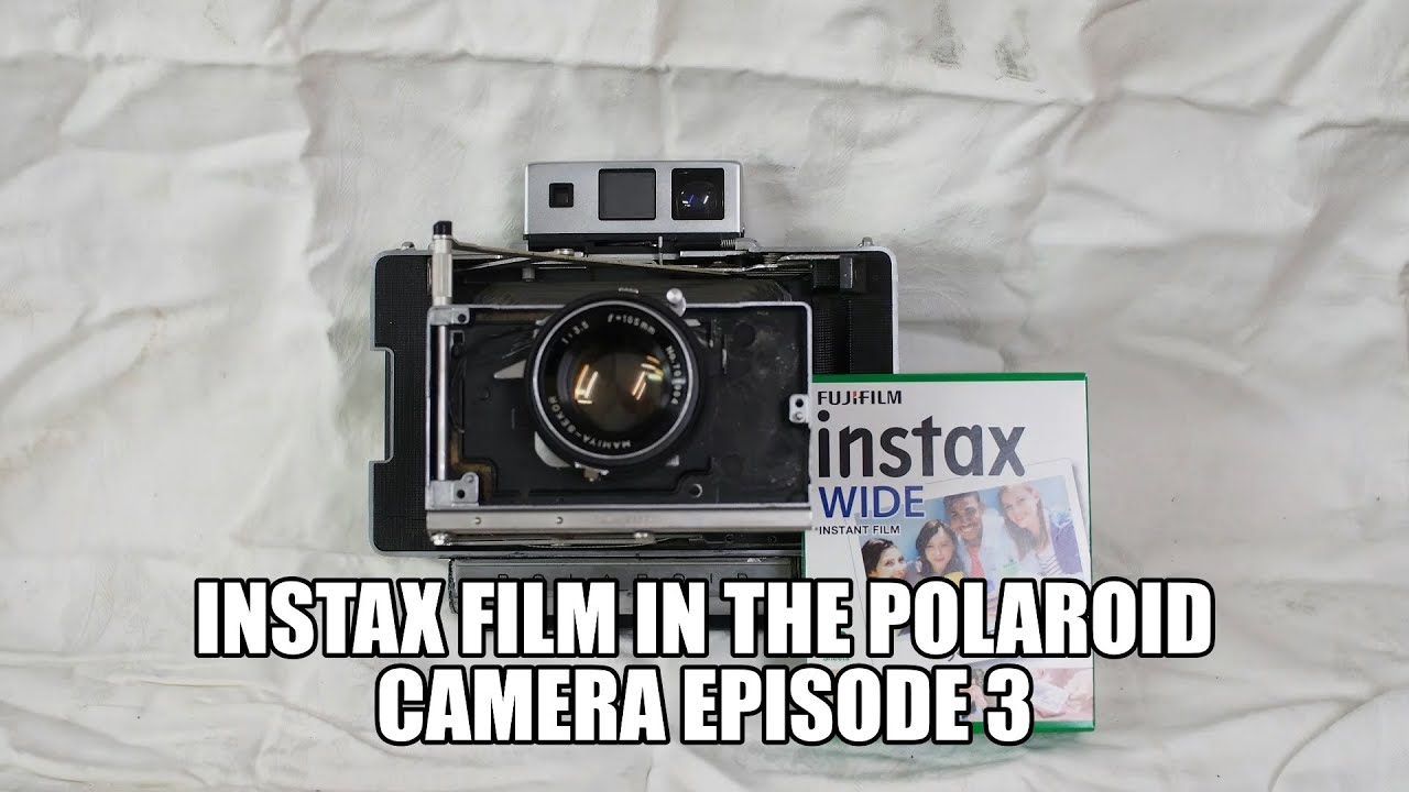 Polaroid modified to use Instax film - episode 3