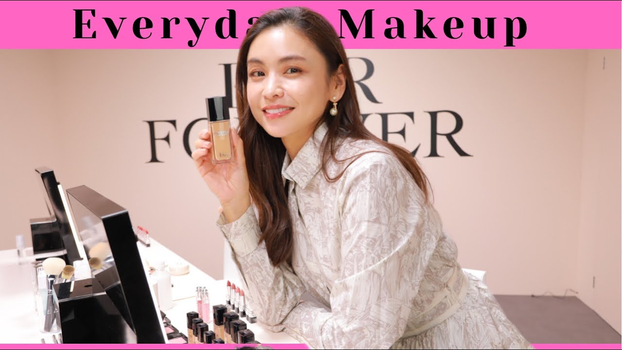 【マスクメイク】全然落ちないと話題のDior新作ファンデを使ったDior縛りメイク