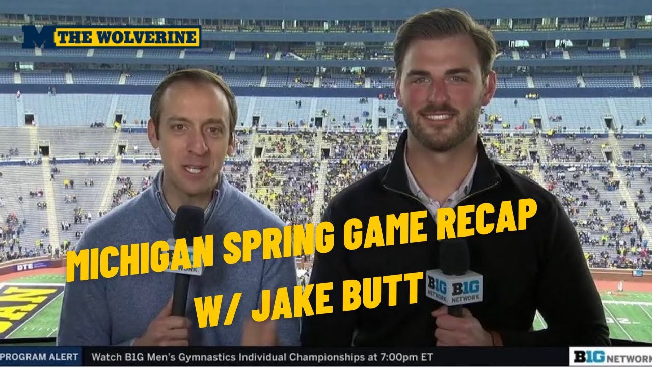 2022 Michigan football spring game recap with former tight end Jake Butt