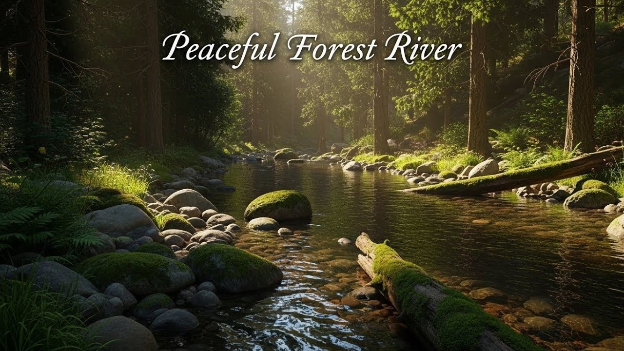 River Ambience 🌿 Soothing Flowing Water Sounds for Meditation and Deep Sleep #119