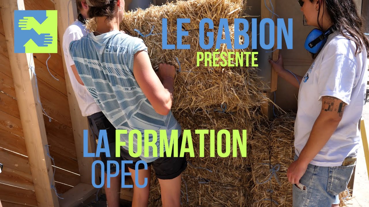 La formation OPEC (ouvrier·re professionnel·le en éco-construction)