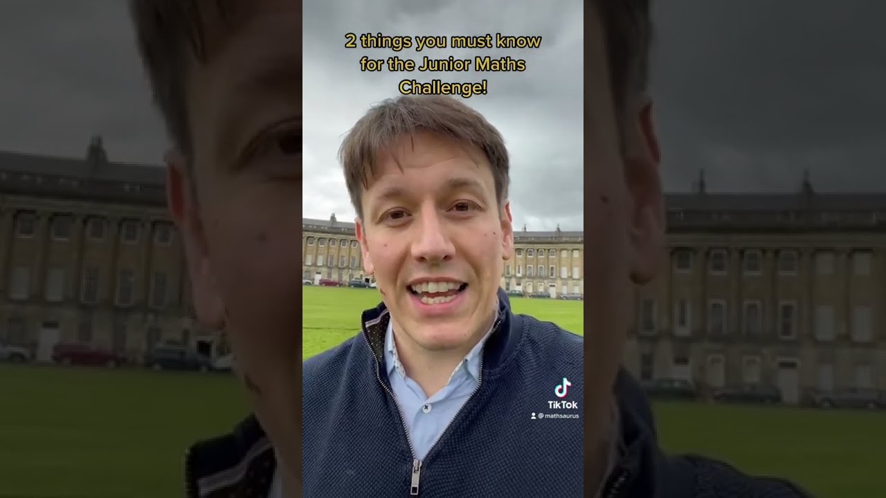2 things you must know for the UKMT Junior Maths Challenge 2022! Free course courses.mathsaurus.com