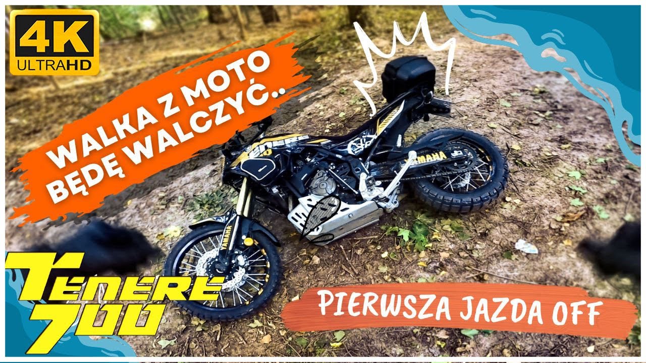 YAMAHA TENERE 700 (2021) - Pierwsza Jazda OFF - AMATORKA