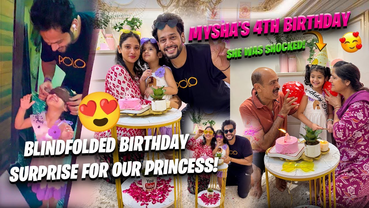 Mysha 4th birthday😍  birthday pr mila surprise❤️😍