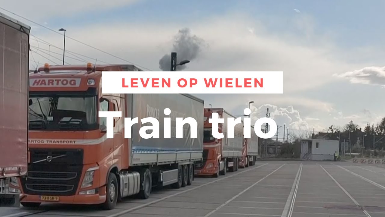 Drie trucks door de sneeuw en op de trein | Vlog #37 | Duitsland | Trucking | Leven op wielen