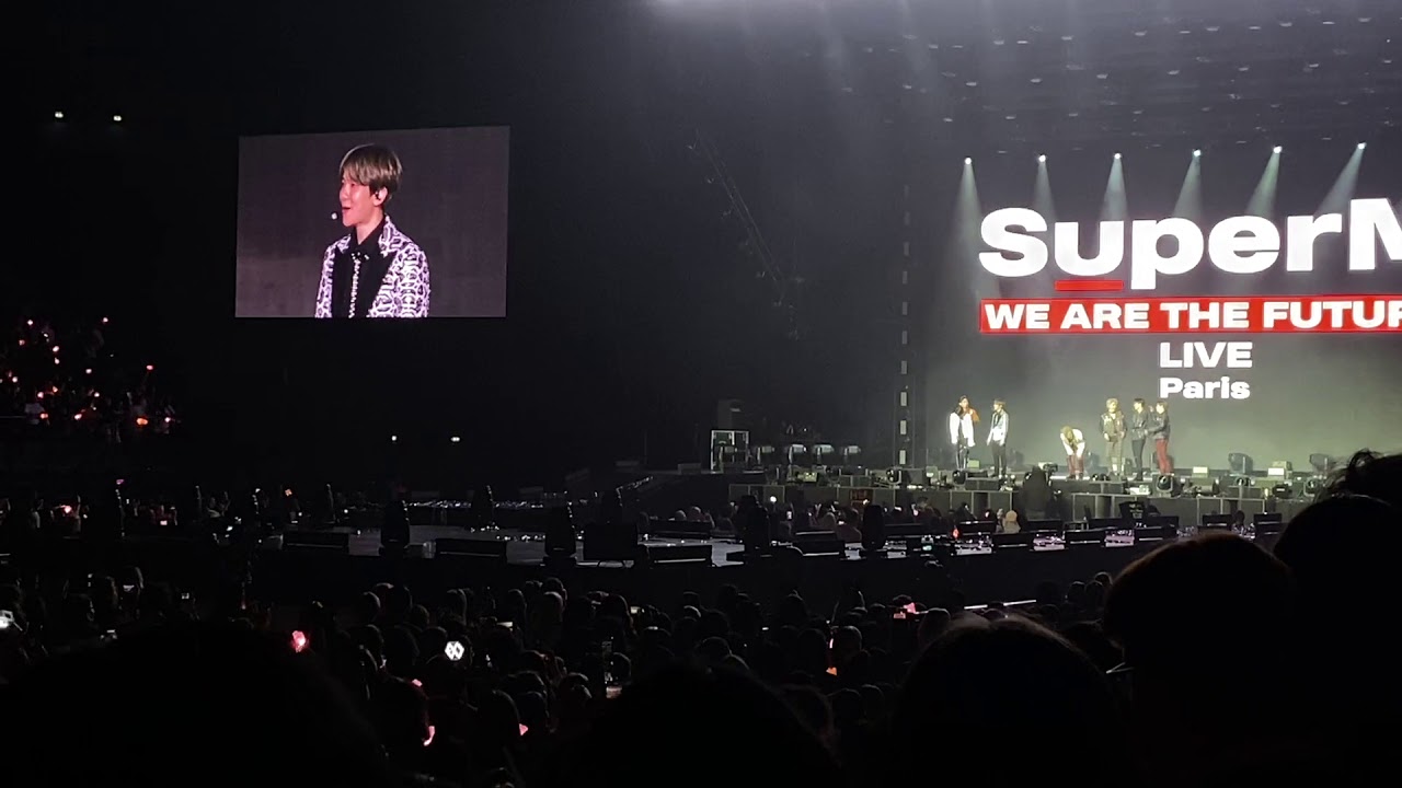 200226 Super M in Paris - Ten's birthday + Baekhyun's ment (eng subs)