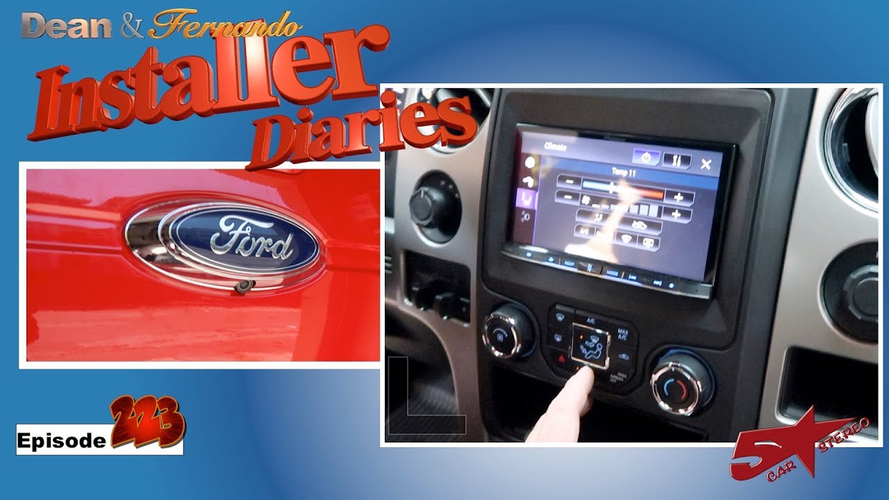 iData K150 Ford F150 kit and a Ecomaster Logo Camera  Installer Diaries 223