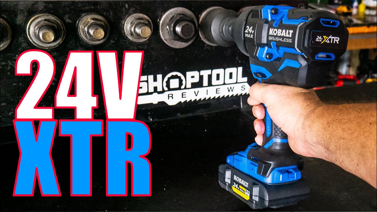 HUGE  VALUE! Kobalt XTR 24V High Torque Impact Wrench Review [KXIW 1424A-03]