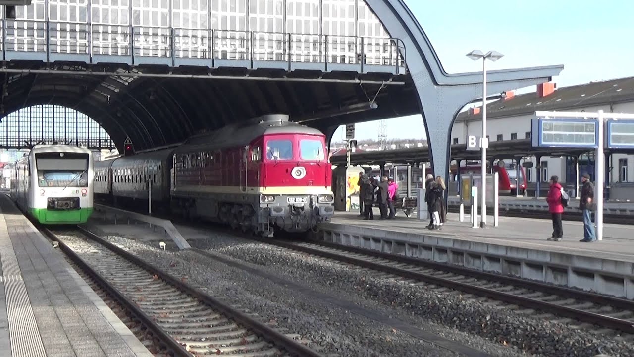 BR 132 109 (DR, BR 232 (DB)) Erzgebirgs-Express nach Schwarzenberg (Erzg) - Gera Hbf. (1)