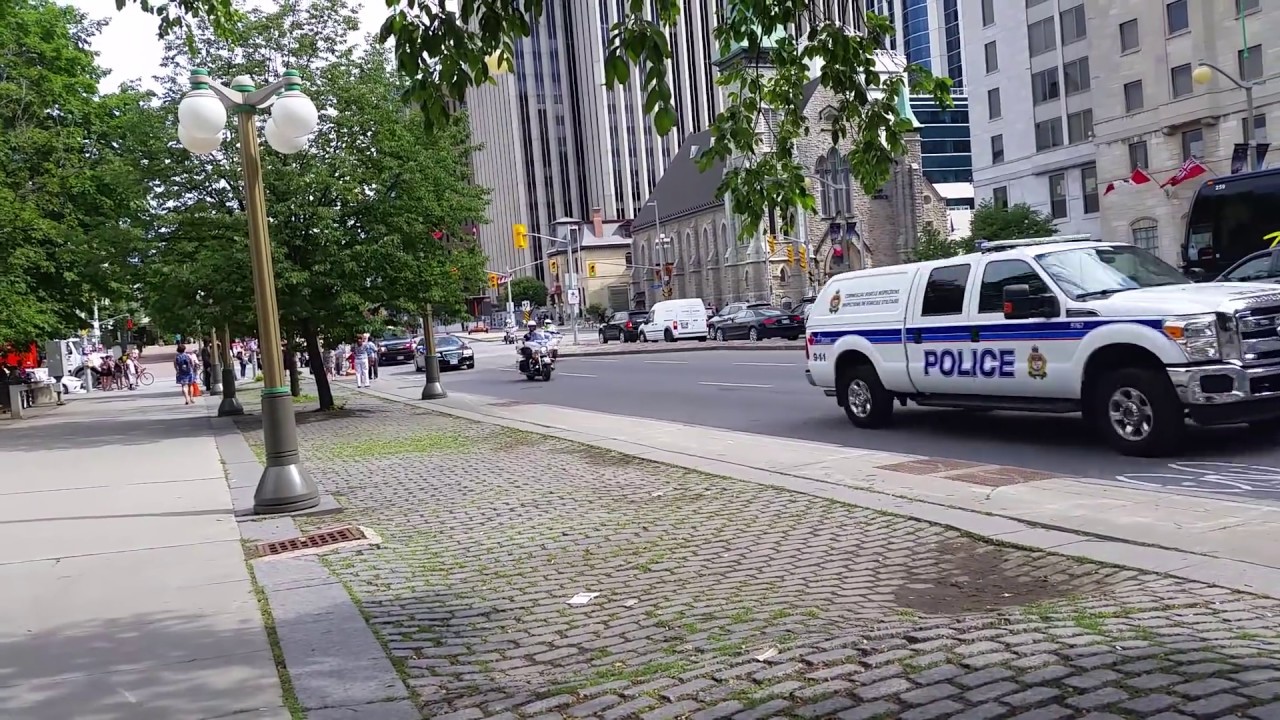 President of Mexico's Motorcade in Ottawa - June 28th 2016