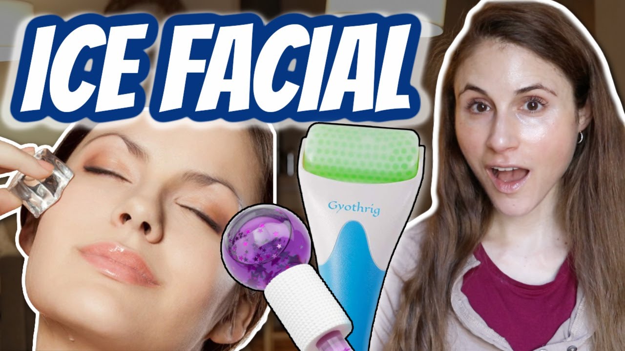 Dermatologist REACTS TO ICE CUBE FACIAL trend| Dr Dray
