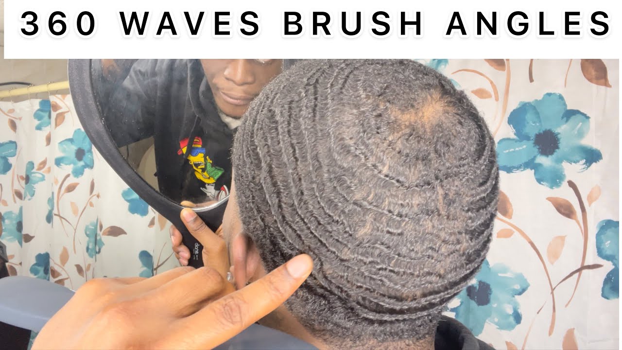 HOW TO BRUSH 360 WAVES FOR BEGINNERS || 360 WAVES  BRUSH SESSION || 360 WAVES BRUSH ANGLES