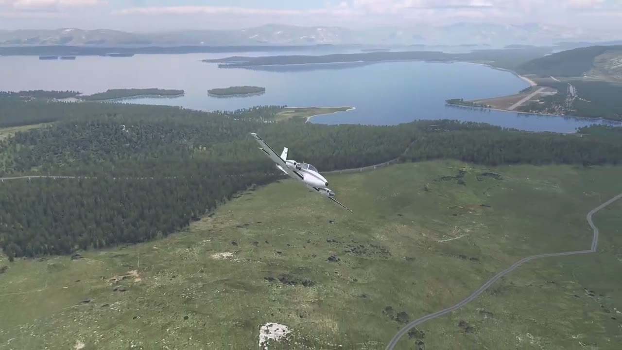 EGEO North Connel, Oban UK Beechcraft Baron X-Plane 12