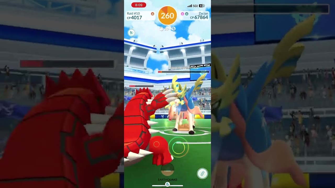 Pokémon Go - Zacian Crowned Raid Gameplay (June 29th, 2025)