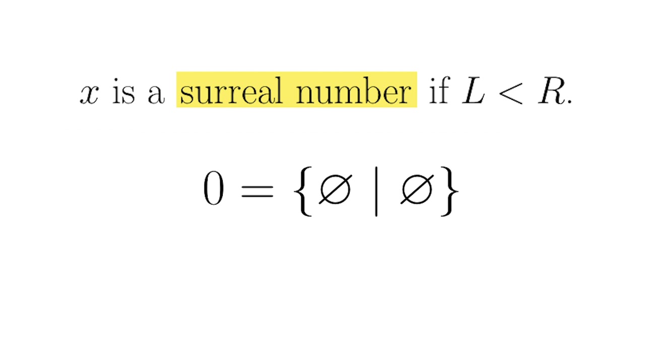 Surreal Numbers