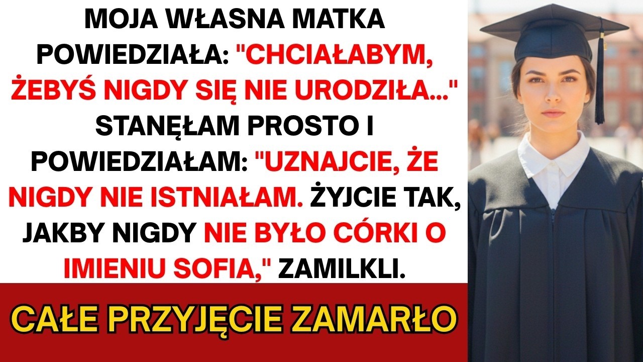Na kolacji mama powiedziała  „Żałujemy, że się urodziłaś  — zrobiłam coś niespodziewanego