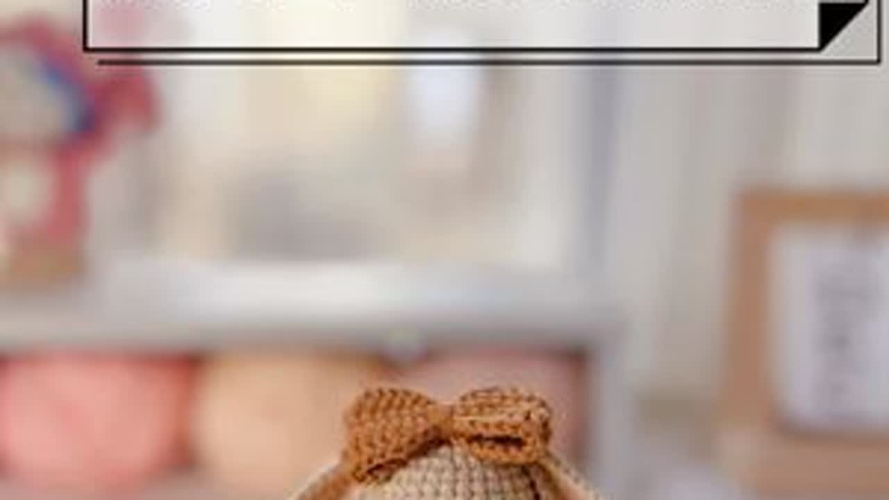 复古垂耳兔组装教程 最后的组装教程来啦，期待大家的返图#毛线钩织 #手作diy #爱生活爱编织 #毛线手工制作玩偶 #手工diy