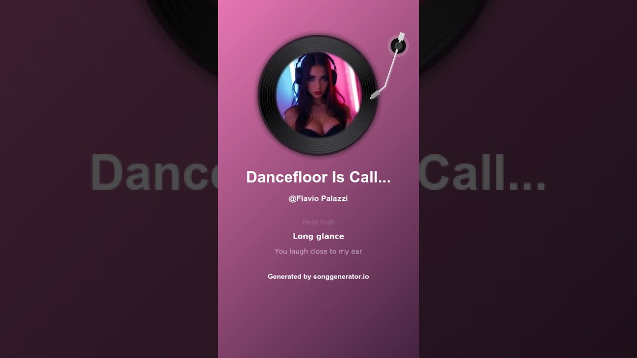 Dancefloor Is Calling Tonight (Late Night Vibe)