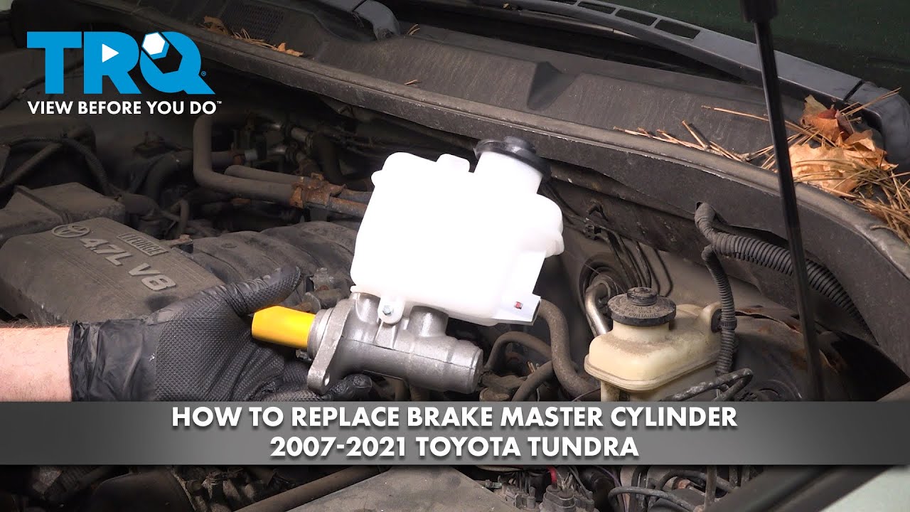 How to Replace Brake Master Cylinder 2007-2021 Toyota Tundra