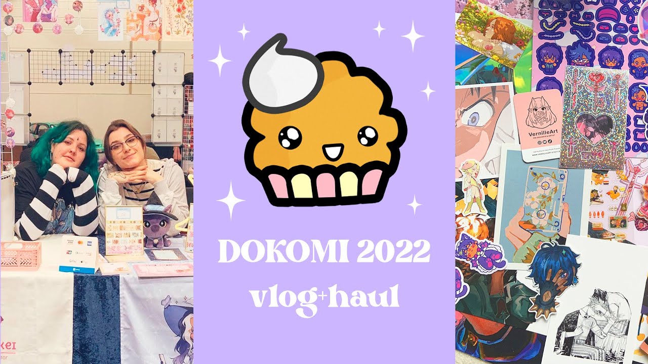 DOKOMI 2022 | mini vlog and big art haul✨