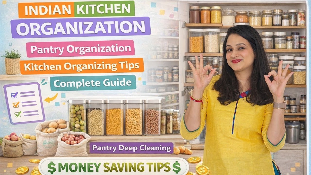 Indian Pantry Organization | Tips to Clean and Organize Pantry