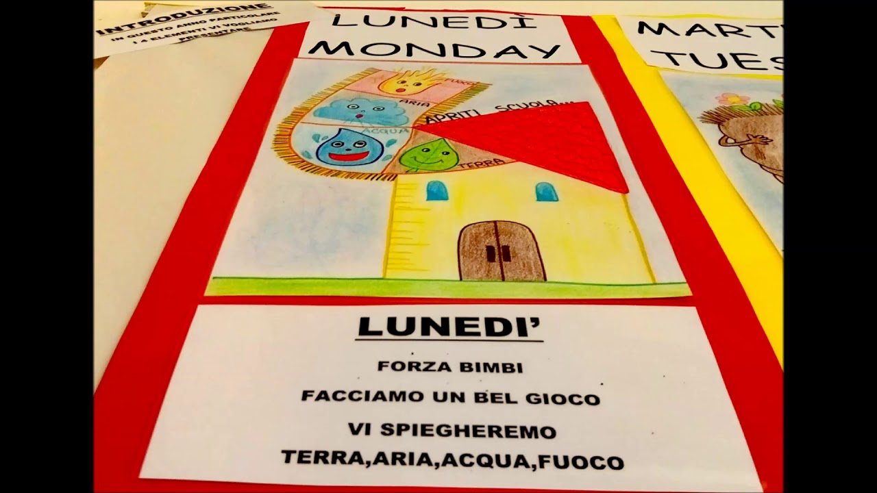 Filastrocca della settimana dei Quattro Elementi