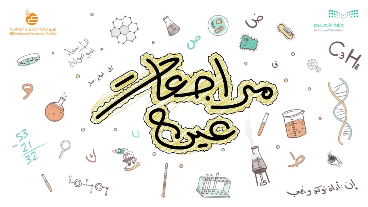 شرح موجز  لجميع دروس لغتي ثالث متوسط  الفصل الأول مراجعات عين