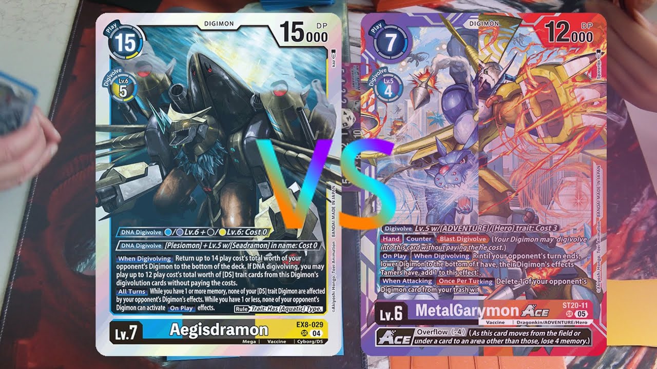 Digimon TCG Aventure vs Deep Saver