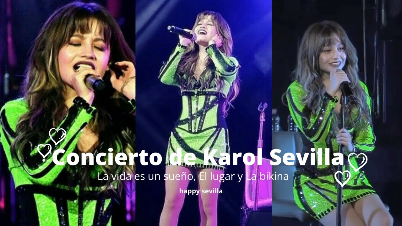 Concierto de Karol Sevilla - La vida es un sueño, El lugar y La bikina - Aguas Calientes