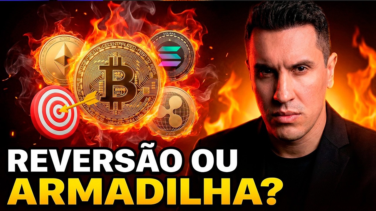URGENTE: BITCOIN E ALTCOINS DISPARAM — REVERSÃO OU ARMADILHA? (PRÓXIMAS 24H)