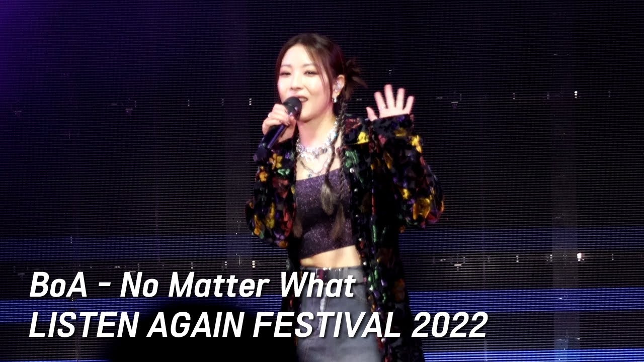 BoA - No Matter What [LISTEN AGAIN FESTIVAL 2022]