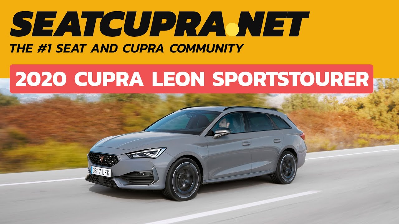 2020 CUPRA Leon Sportstourer detail and driving footage
