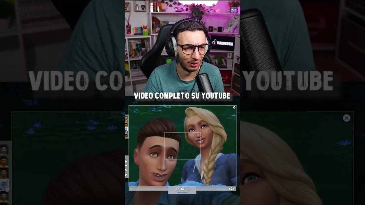 CHALLENGE VADO A VIVERE NEL BOSCO THE SIMS 4 #thesims4 #sims4 #challenge #shorts