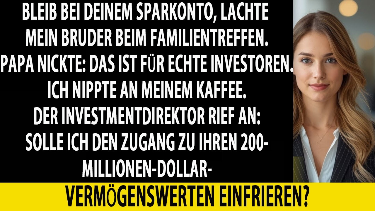 BRUDER NANNTE MICH ZU ARM FÜR DIE GRUPPE... DABEI GEHÖRT MIR IHR KOMPLETTES PORTFOLIO!!!!!!