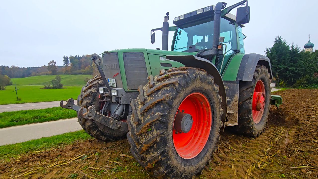 Turbo Fendt 824 Favorit | Turboshift Power mit Tiefengrubber Eberhardt bei Maisstoppeln einarbeiten!