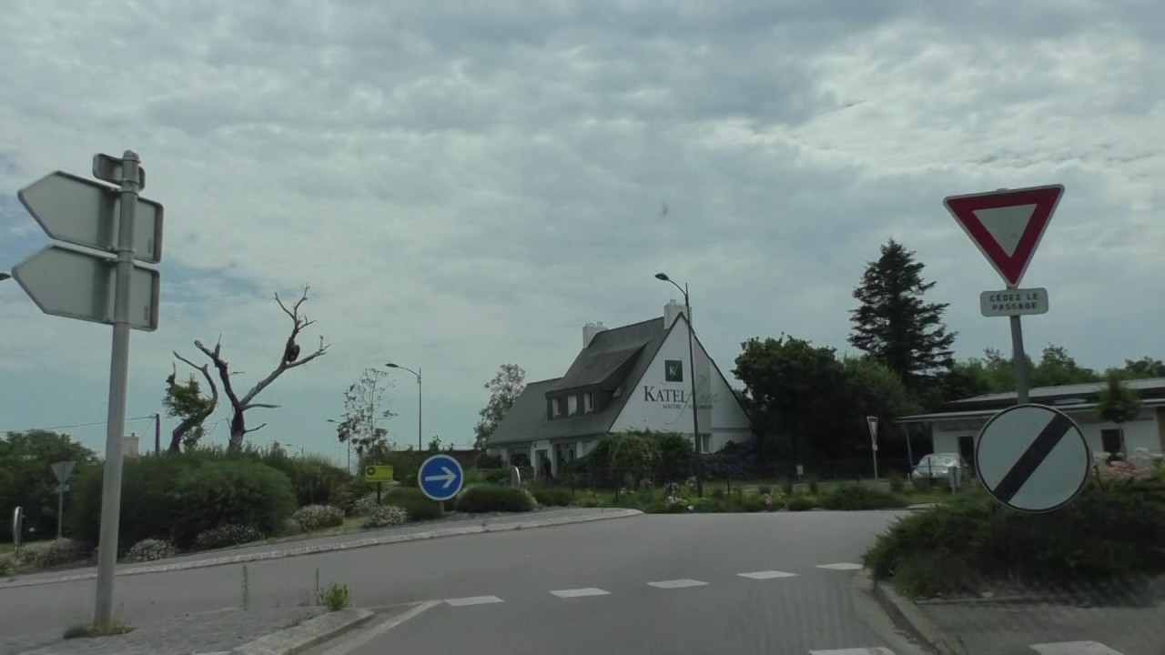 Driving On The D34 & D45 From 29000 Quimper To Beg Meil, 29170 Fouesnant, France 19th July 2016