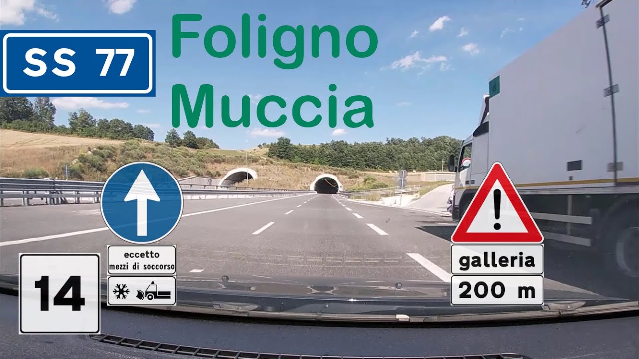 I - SS77 della Val di Chienti - Tratto Foligno-Muccia w/ Italian Roads