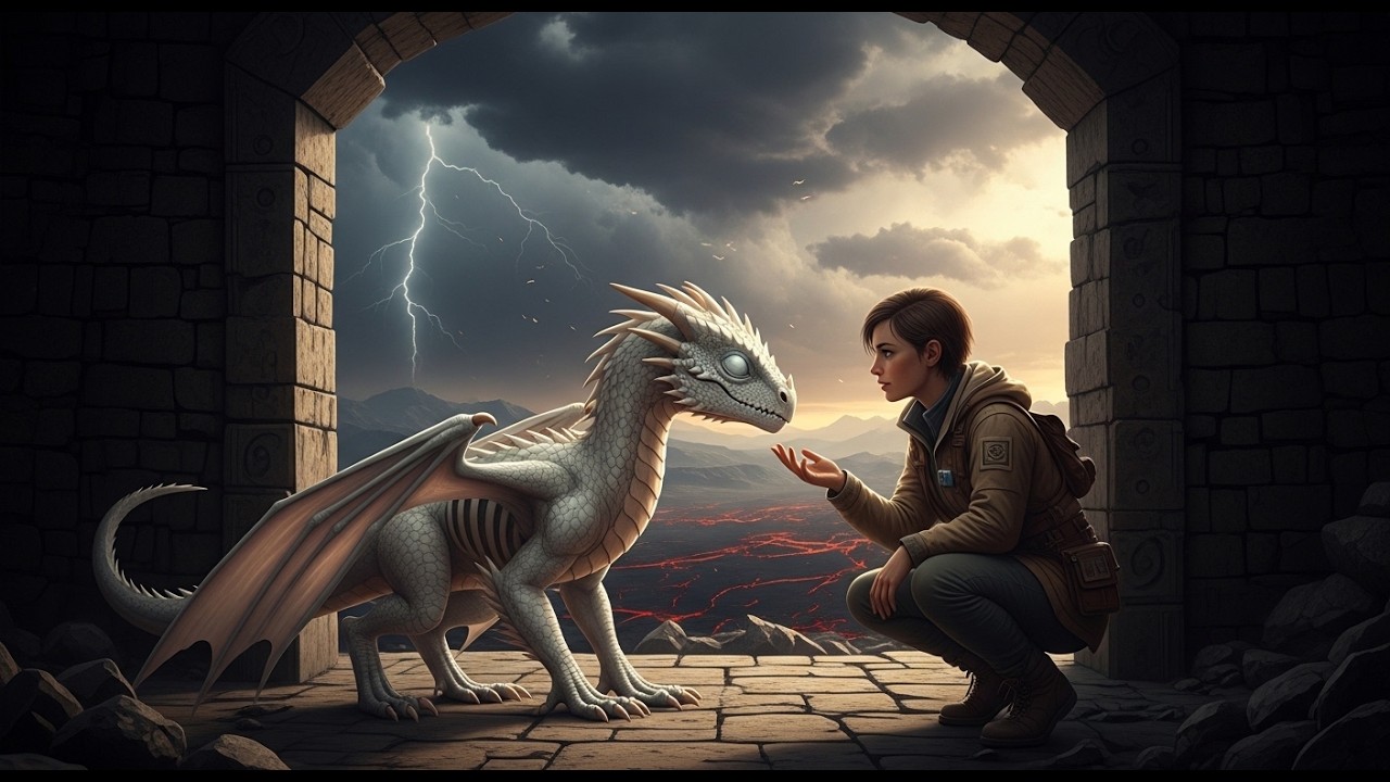The Blind Dragon Hatchling Waited in Silence—Until a Human Became Its Light | HFY | Dragon Stories
