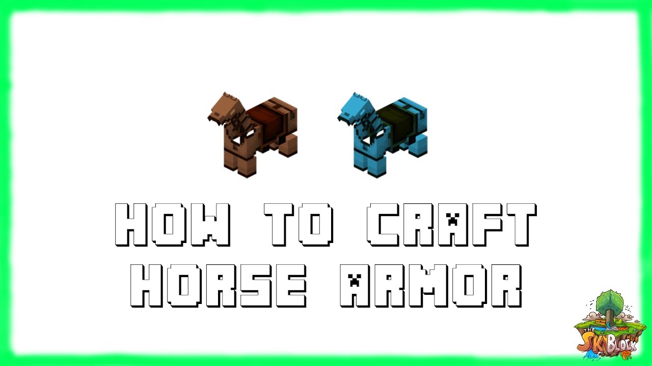✔ Minecraft 1.18.1: How to Craft & Dye Leather Horse Armor! (2022)