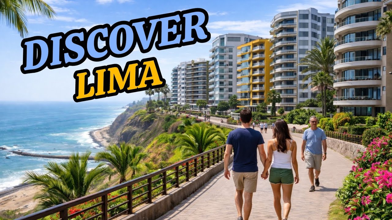 WALKING LIMA 🇵🇪 | BARRANCO STREETS & OCEAN VIEW MALECÓN | 4K WALKING TOUR PERU 