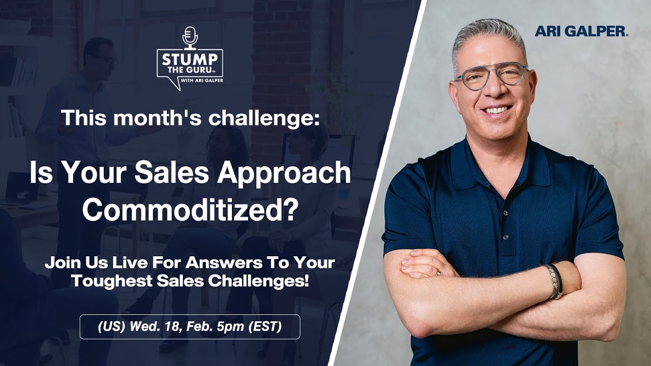 Is Your Sales Approach Commoditized? - Stump The Guru