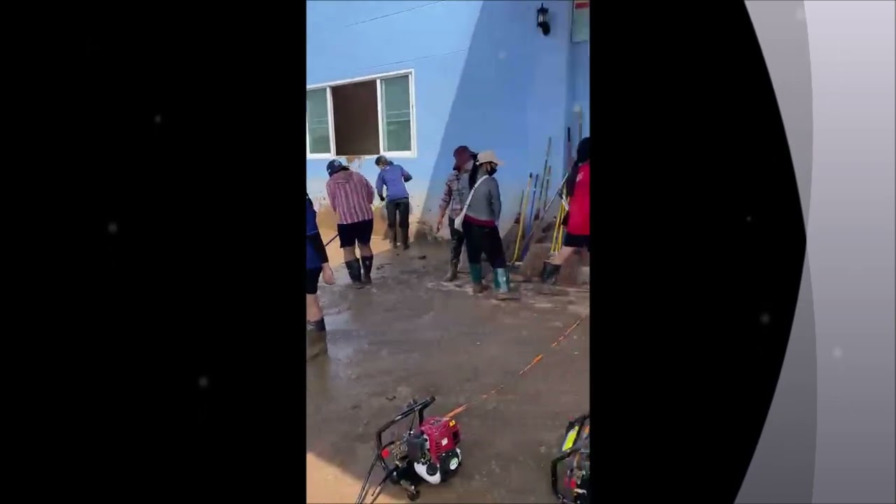 Eden House Helps Clean School After Flooding 2024
